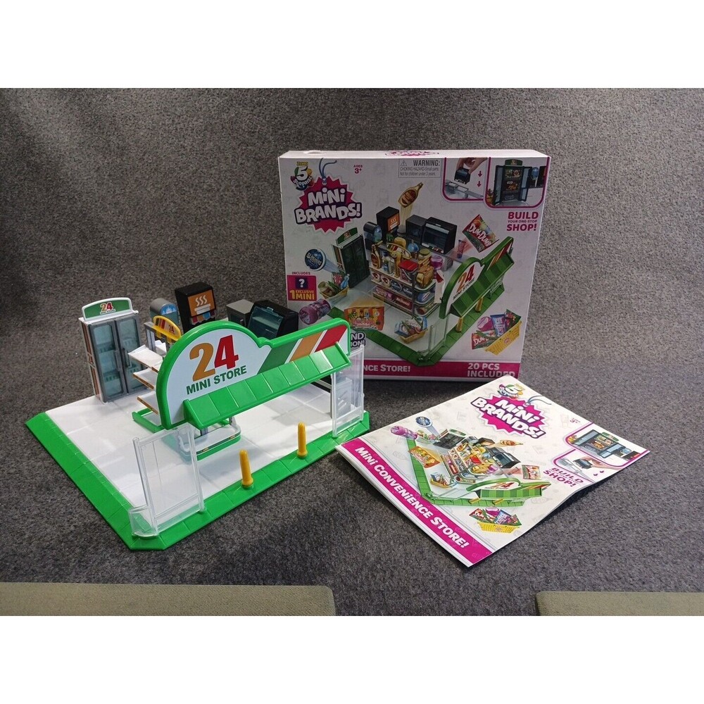 ZURU 5 Surprise Mini Brands Mini Convenience Store Playset Missing 3 Small Pcs